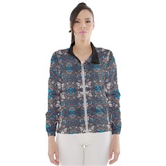 Ornate Baroque Floral Pattern Print Women s Windbreaker by dflcprintsclothing