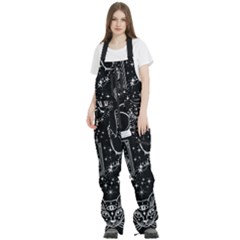 White Lines Woo Woo Women s Front Zip Ski And Snowboard Bib Pants by angwithoutane