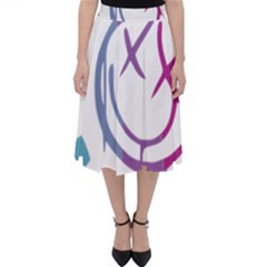 Blink 182 Logo Classic Midi Skirt by avitendut