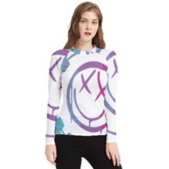 Blink 182 Logo Women s Long Sleeve Rash Guard by avitendut