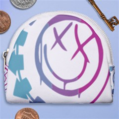 Blink 182 Logo Horseshoe Style Canvas Pouch by avitendut