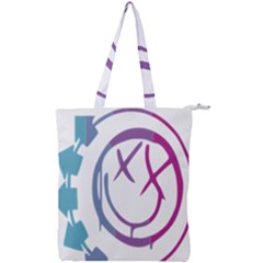 Blink 182 Logo Double Zip Up Tote Bag by avitendut