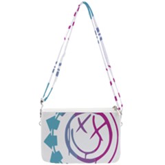 Blink 182 Logo Double Gusset Crossbody Bag by avitendut