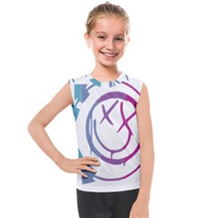 Blink 182 Logo Kids  Mesh Tank Top by avitendut