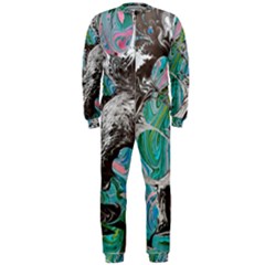 Marbling Mono Blend  Onepiece Jumpsuit (men)