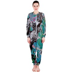 Marbling Mono Blend  Onepiece Jumpsuit (ladies)