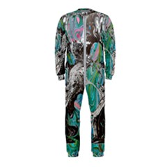 Marbling Mono Blend  Onepiece Jumpsuit (kids)