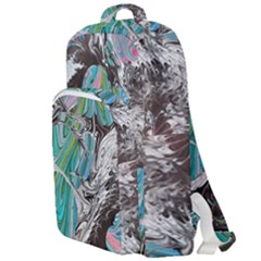 Marbling Mono Blend  Double Compartment Backpack by kaleidomarblingart