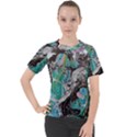 Marbling Mono Blend  Women s Sport Raglan T-Shirt View1