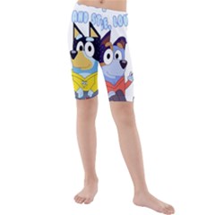 Bluey Kids  Mid Length Swim Shorts by avitendut