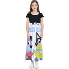 Bluey Kids  Flared Maxi Skirt by avitendut