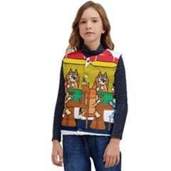 Bluey Kid s Button Up Puffer Vest	