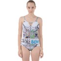 bluey Cut Out Top Tankini Set View1