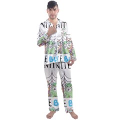 Bluey Men s Long Sleeve Satin Pajamas Set