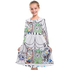 Bluey Kids  Midi Sailor Dress