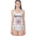 Floral Flora Flower Seamless Pattern One Piece Swimsuit View1