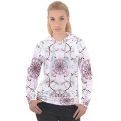 Floral Flora Flower Seamless Pattern Women s Overhead Hoodie