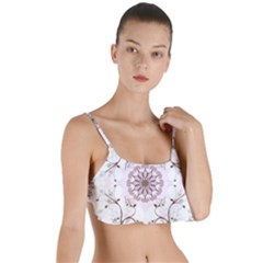 Floral Flora Flower Seamless Pattern Layered Top Bikini Top  by Bedest