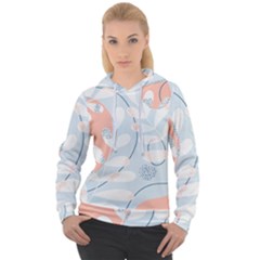 Pattern Plants Leaves Nature Women s Overhead Hoodie