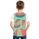 Watermelon Dots Summer Pattern Kids  Basketball Tank Top View2