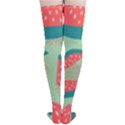 Watermelon Dots Summer Pattern Thigh High Stockings View4