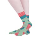 Watermelon Dots Summer Pattern Smooth Crew Length Tube Socks View2