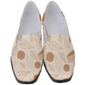 Leaves Cake Cookies Pattern Women s Classic Loafer Heels View1