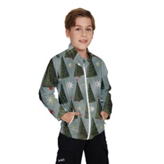 Christmas Trees Pattern Kids  Windbreaker