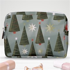 Christmas Trees Pattern Make Up Pouch (medium) by Bedest