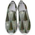 Christmas Trees Pattern Men s Slip On Sneakers View1