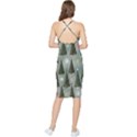 Christmas Trees Pattern Bodycon Cross Back Summer Dress View2