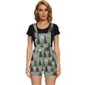 Christmas Trees Pattern Short Overalls View1