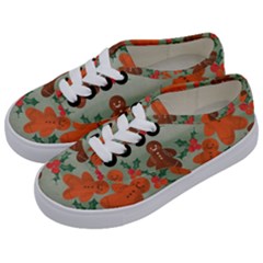 Christmas Cookies Cookie Advent Pattern Kids  Classic Low Top Sneakers