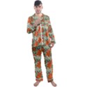 Christmas Cookies Cookie Advent Pattern Men s Long Sleeve Satin Pajamas Set View1