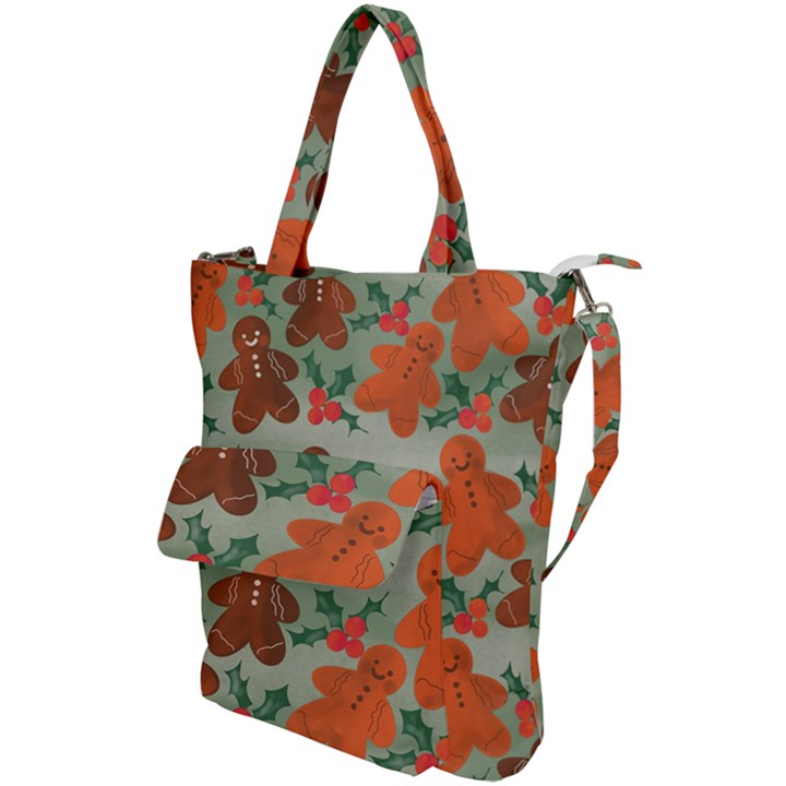 Christmas Cookies Cookie Advent Pattern Shoulder Tote Bag