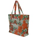 Christmas Cookies Cookie Advent Pattern Zip Up Canvas Bag View1