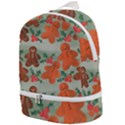 Christmas Cookies Cookie Advent Pattern Zip Bottom Backpack View1