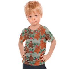 Christmas Cookies Cookie Advent Pattern Kids  Sports T-shirt