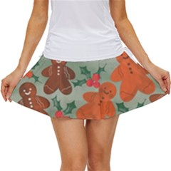 Christmas Cookies Cookie Advent Pattern Women s Skort