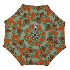 Christmas Cookies Cookie Advent Pattern Automatic Folding Umbrella With Case (medium)