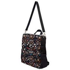 Pearls And Stones Crossbody Backpack by dedoma