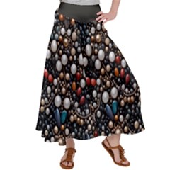 Pearls And Stones Women s Satin Palazzo Pants by dedoma