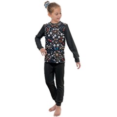 Pearls And Stones Kids  Long Sleeve Set 