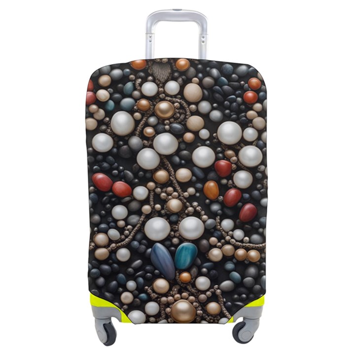 Pearls and stones Luggage Cover (Medium)