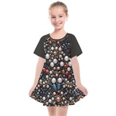 Pearls And Stones Kids  Smock Dress by dedoma