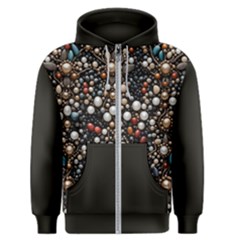 Pearls And Stones Men s Zipper Hoodie