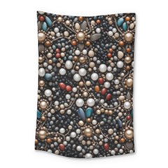 Pearls And Stones Small Tapestry