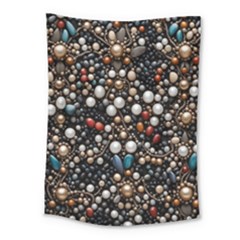 Pearls And Stones Medium Tapestry