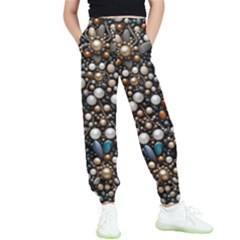 Pearls And Stones Kids  Joggers by dedoma