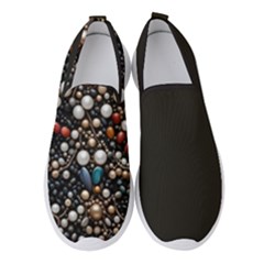 Pearls And Stones Women s Slip On Sneakers by dedoma